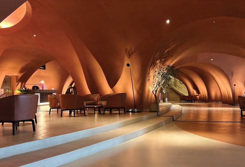 King Fahd Cultural Center-AlRafiah — Marmorino Powder white plaster